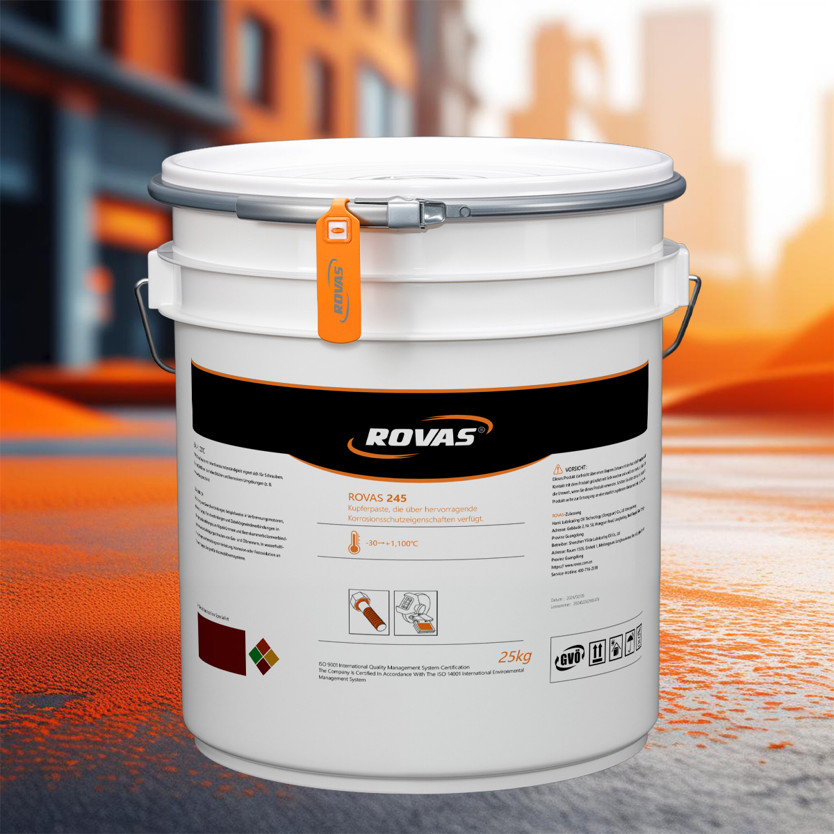 ROVAS 245 铜膏, 具有高效防腐性能